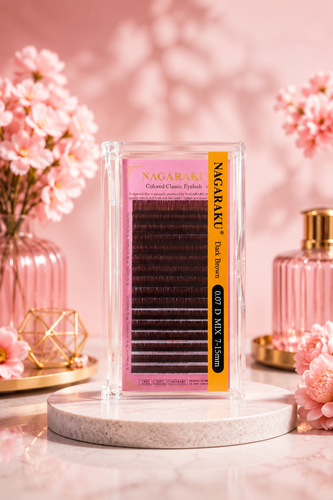 Nagaraku Mix Dark Brown Eye Lashes 16lines