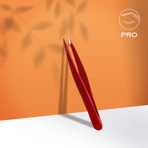 Eyebrow tweezers red 11 TYPE 5r (point)