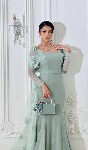 فستان سهره فراشه - 3XL