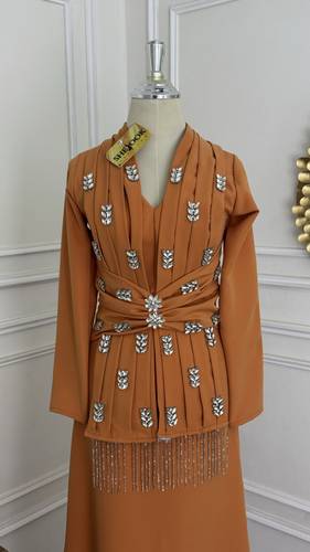 فستان سهره هدب - 3XL