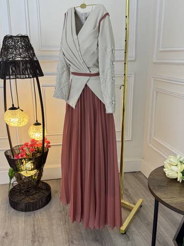 فستان تطريز كلاسيكي - 3XL