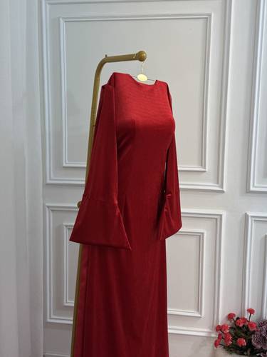 فستان الدلع مخمل كرستال - 3XL