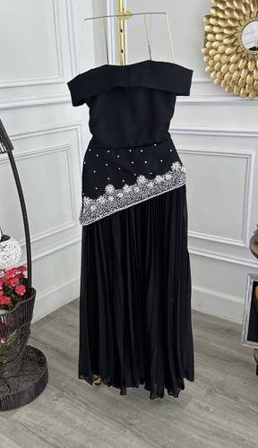 فستان سهره انيق مطرز يدوي - 3XL