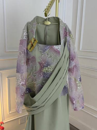فستان سهره مجوهره - 3XL