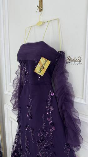 فستان سهره ليلكي - XS