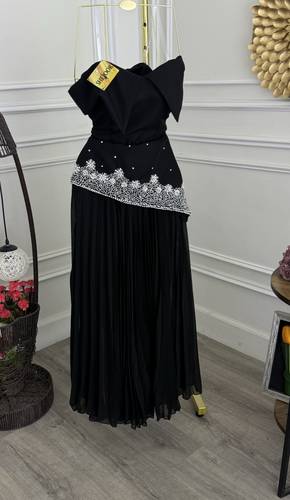 فستان سهره انيق مطرز يدوي - 3XL
