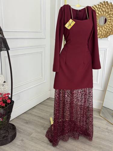 فستان سهره برق - 3XL