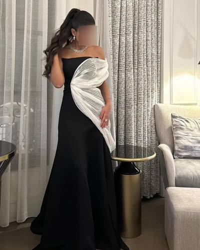 فستان غنج بنمط كسرات - 3XL