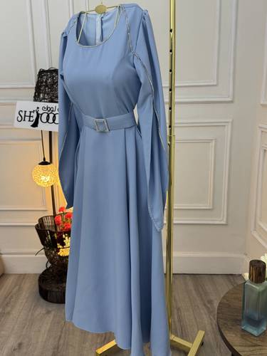 فستان بخط كرستال - 3XL