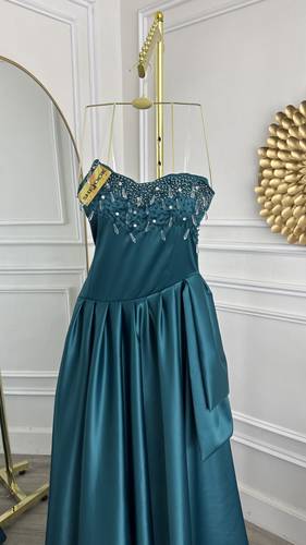 فستان سهره  بترولي - XS