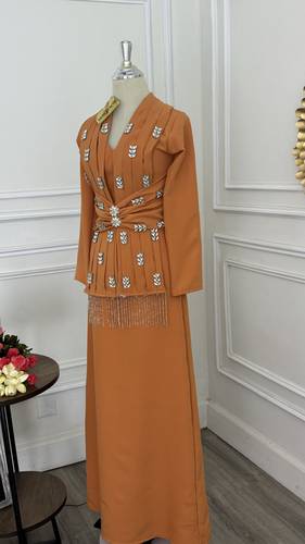 فستان سهره هدب - 3XL