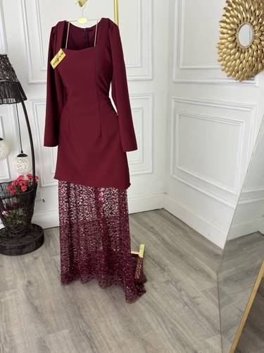 فستان سهره برق - 3XL