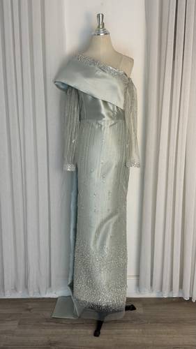 فستان سهره لاين - اسود - XS