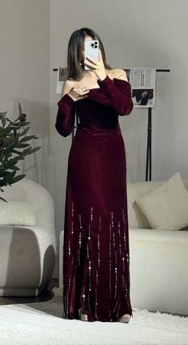 فستان ليمارلي شتوي - اسود - XS