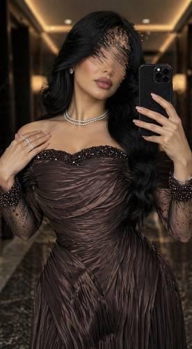 فستان ناعم سهره للون الموكا - XS
