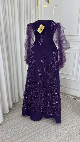 فستان سهره ليلكي - XS