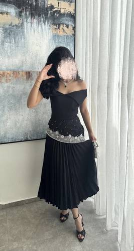 فستان سهره انيق مطرز يدوي - 3XL