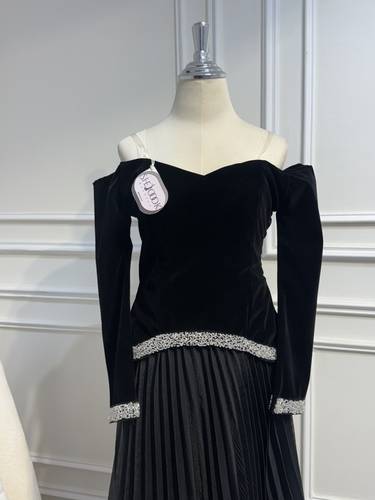 فستان بخامتي الجوخ والجازار - 3XL