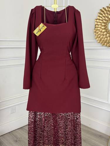 فستان سهره برق - 3XL
