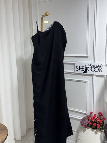 فستان قطعتين تطريز كرستال - 3XL