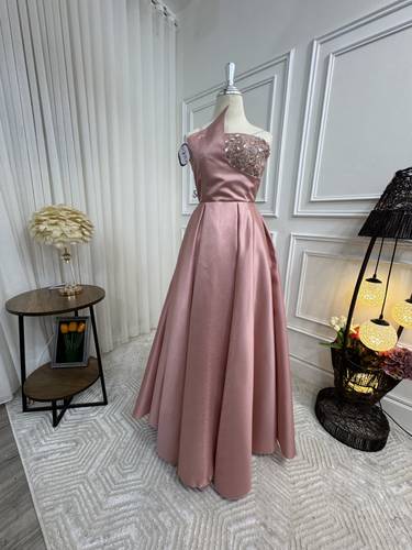 فستان سهره بخامة التفته الروسي - 3XL