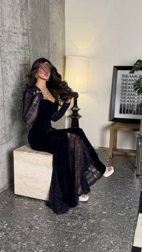 فستان ناعم حصري من شي لوك ميوش - XS
