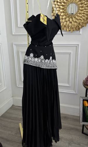 فستان سهره انيق مطرز يدوي - 3XL