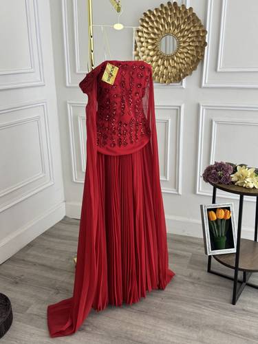 فستان سكرينا - بيج - XS
