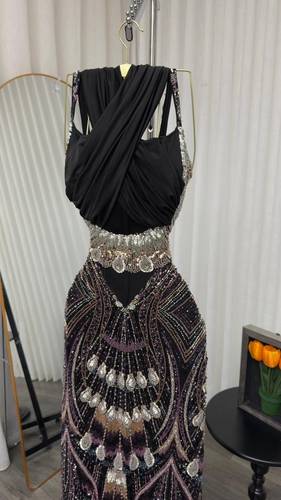 فستان سهره طاووس  - XS