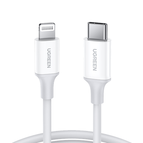 كيبل USB-C TO LIGHTNING جلد بقوة 60W بطول 1M من يوجرين