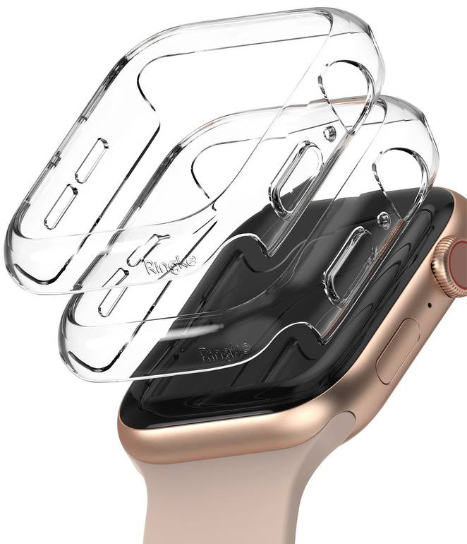 كفر حماية Slim لساعة ابل SE/6/5/4  (40mm) من رينكي - شفاف 