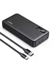 شاحن متنقل بمنفذين USB ومنفذ PD بسعة 20000MAH وبقوة 20W - من يوجرين - رمادي