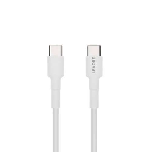 كيبل شحن نايلون USB-C to USB-C بطول 1m من ليفوري