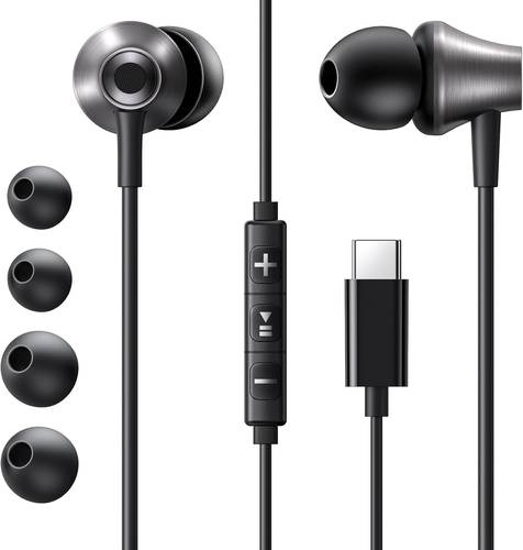 سماعة أذن سلكية بمدخل USB-C من يوجرين _ أسود