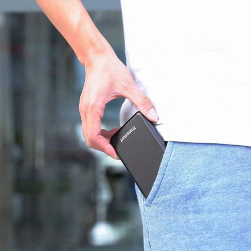 بطارية متنقلة سعة 10000mah بمنفذين USB و PD من ترونسمارت - أسود