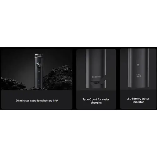 طقم ماكينة الحلاقة الكهربائيه Kit Pro من شاومي - أسود