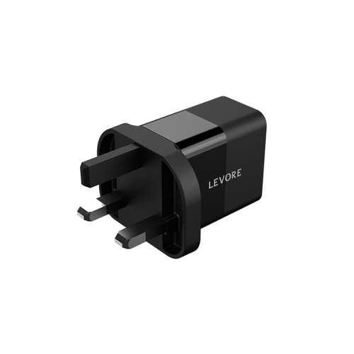 فيش جداري ليفوري 20W منفذين USB+PD