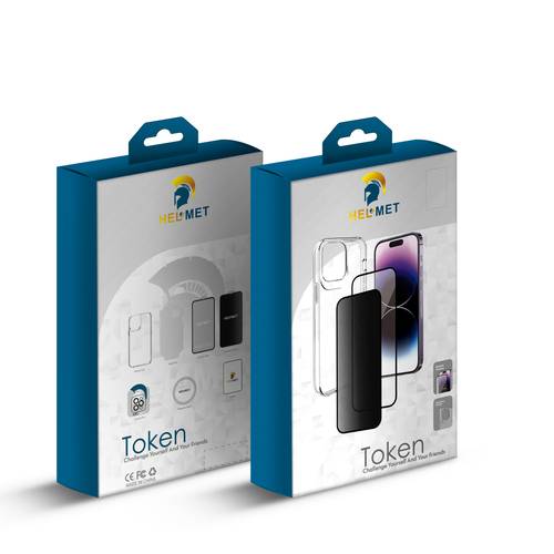 بكج الحماية المتكاملة للجوّال HELMET Token - ايفون 13 برو ماكس