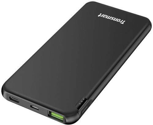بطارية متنقلة سعة 10000mah بمنفذين USB و PD من ترونسمارت - أسود
