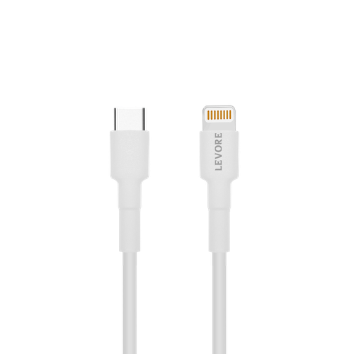 كيبل ليفوري USB-C to Lightning بطول 1 متر - ابيض	