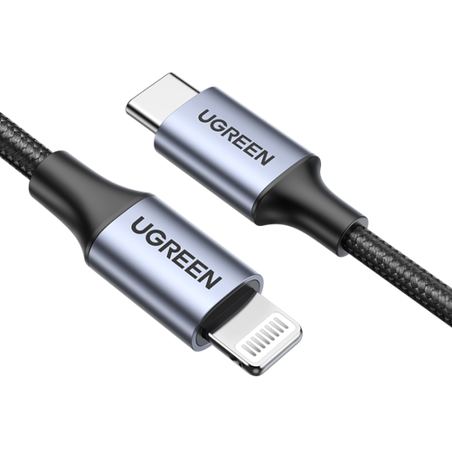 كيبل USB-C TO LIGHTNING قماش بطول 2M من يوجرين