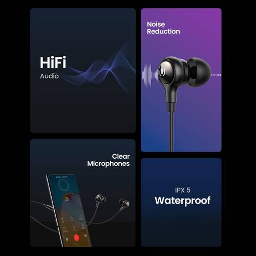سماعة أذن سلكية بمدخل USB-C من يوجرين _ أسود