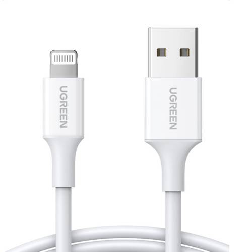كيبل USB-A to Lightning جلد بطول 1م من يوجرين