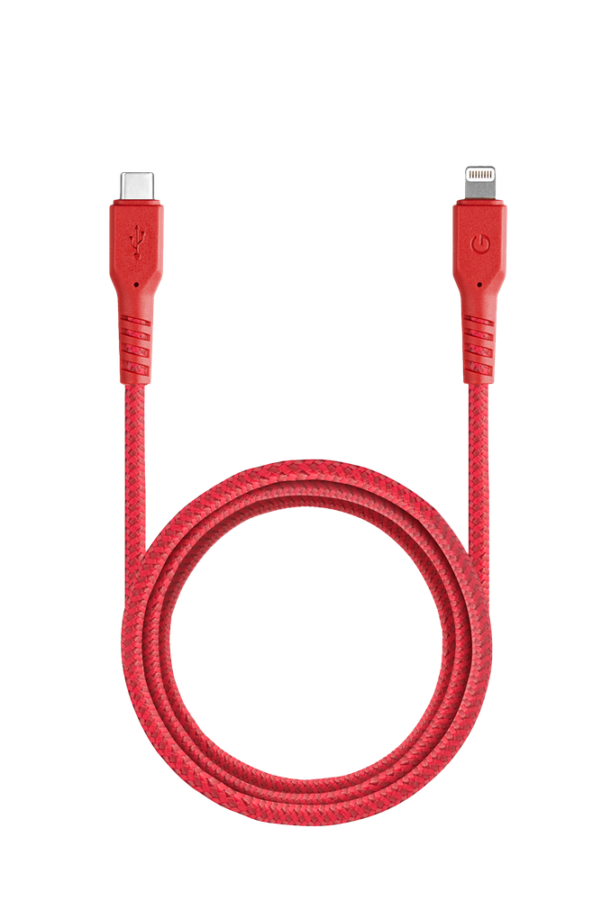 كيبل شحن آيفون أحمر Lightning to USB-C 1.5m 