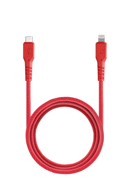كيبل شحن آيفون أحمر Lightning to USB-C 1.5m 