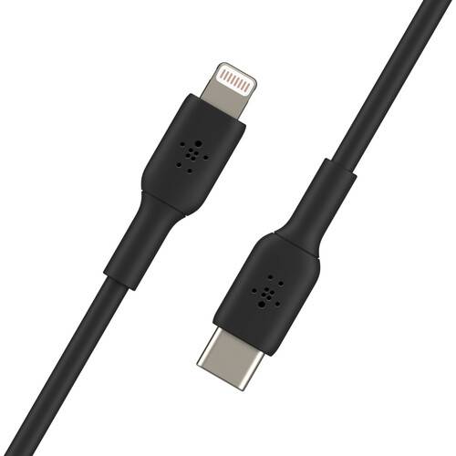 كيبل أيفون، تايب سي لايتننج، متر  (أسود) BELKIN USB-C Lightning cable 