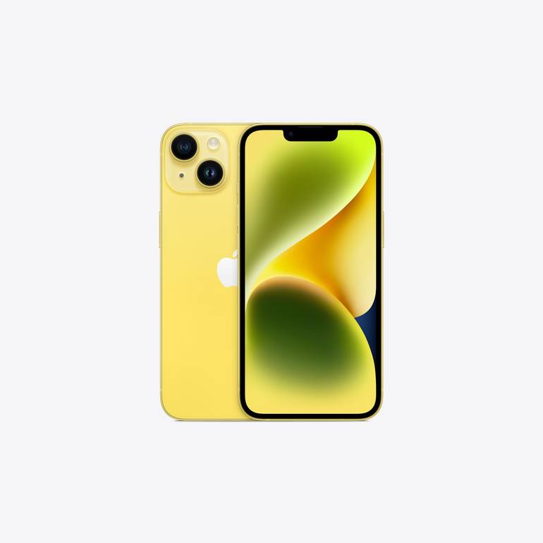 آبل أيفون 14 ، 128 جيجا ، أصفر iPhone 14