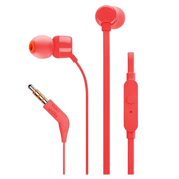 سماعة أذن سلكية (أحمر) JBL Tune 110