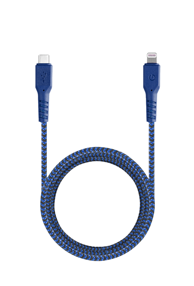 كيبل شحن آيفون أزرق Lightning to USB-C 1.5m 