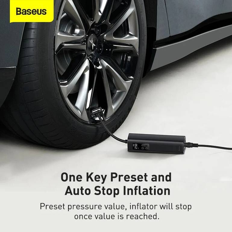 منفاخ هواء صغير للسيارة Baseus Super Mini 